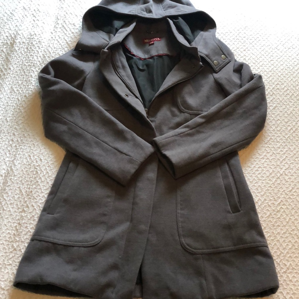 Hooded Wool Coat
